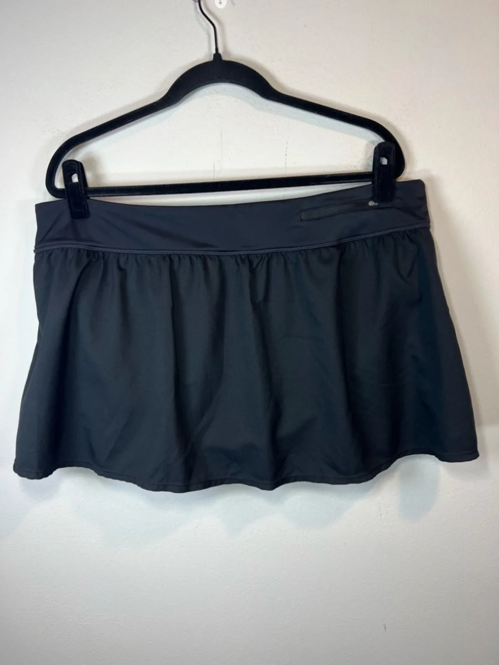 Nike Solid Element Board Skirt Skort Black Activewear Athleisure Zip Pocket  XXL